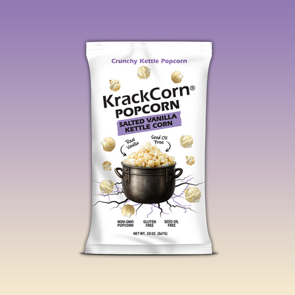 KrackCorn® Popcorn 20oz XL Salted Vanilla Kettle Corn