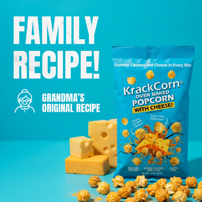 KrackCorn® Popcorn 24oz XL With CHEESE!