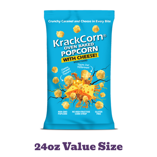 KrackCorn® Popcorn 24oz XL With CHEESE!