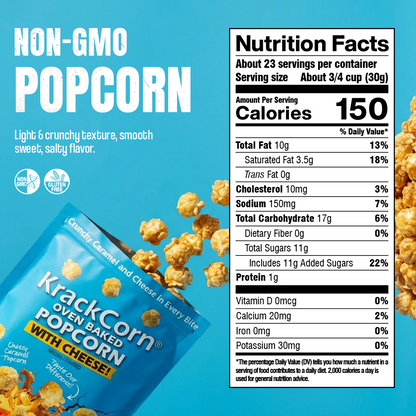 KrackCorn® Popcorn 24oz XL With CHEESE!