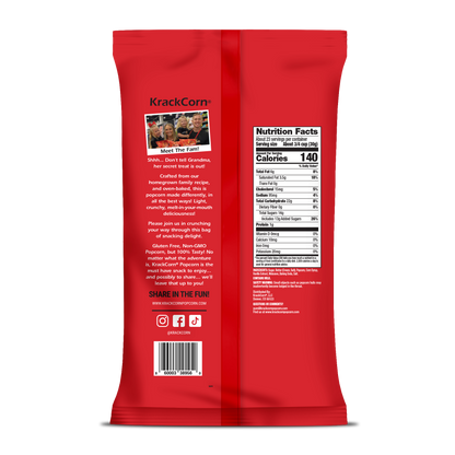 KrackCorn® Popcorn 24oz XL Original Crunchy Caramel