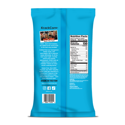 KrackCorn® Popcorn 24oz XL With CHEESE!