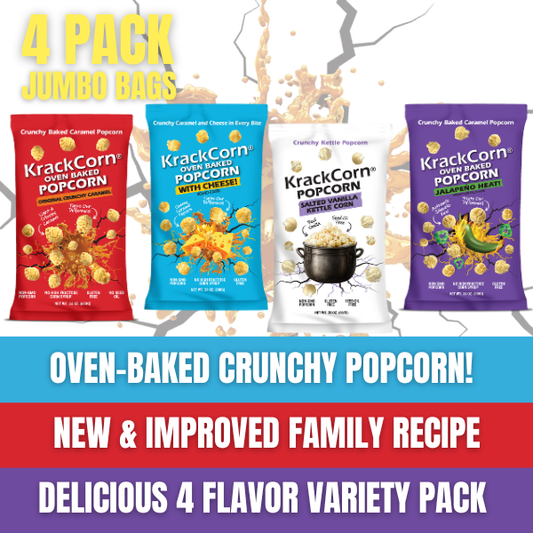 KrackCorn® Popcorn XL Variety Pack!