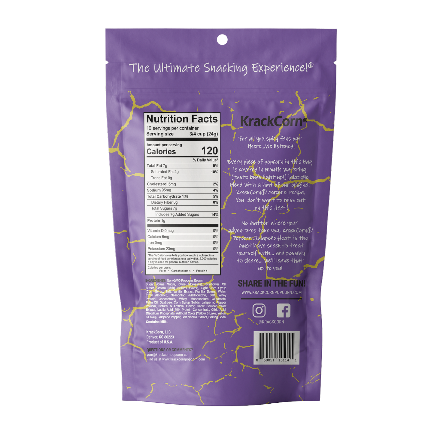 KrackCorn® Popcorn 3 Flavor Sharing Size - 12 PACK PARTY!
